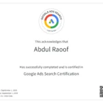 google ads search